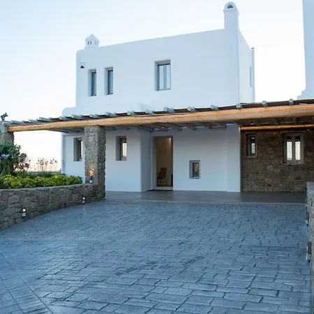 Luxury Mykonos La Isla Bonita Private Gym Private Pool 5 Bedrooms Sea View וילה Mykonos Town